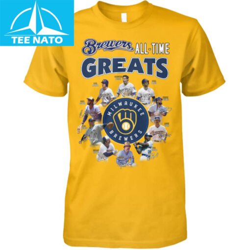Milwaukee Brewers All-Time Greats T-Shirt - Image 4