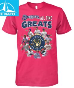 Milwaukee Brewers All Time Greats T Shirt3