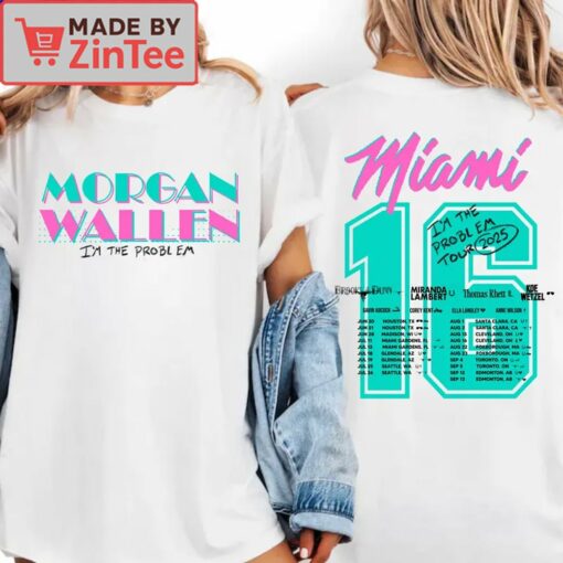 Morgan Wallen Miami I'm The Problem Tour Shirt - Image 4