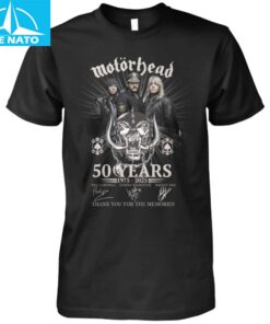 Motörhead 50 Years 1975-2025 Anniversary Shirt