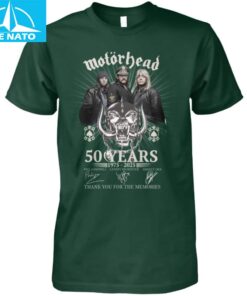 Motorhead 50 Years 1975 2025 Anniversary Shirt2