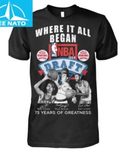 NBA 1950 Draft 75 Years of Greatness Shirt