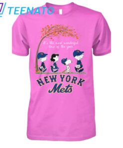 New York Mets Snoopy its the most wonderful time of the year shirt1