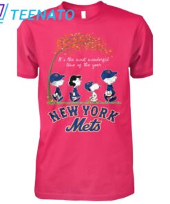 New York Mets Snoopy its the most wonderful time of the year shirt2