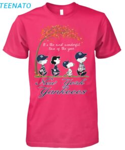 New York Yankees Peanuts Fall Baseball Shirt3