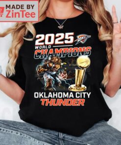 OKC Oklahoma City Thunder N.B.A CHAMPIONS 2025 T-Shirt