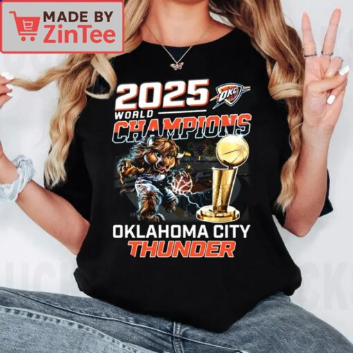 OKC Oklahoma City Thunder N.B.A CHAMPIONS 2025 T-Shirt