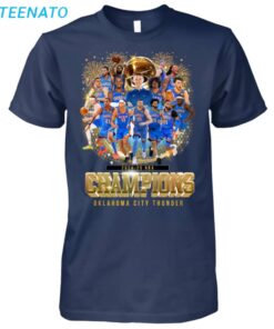 OKC Oklahoma City Thunder NBA CHAMPIONS 2025 T Shirt2