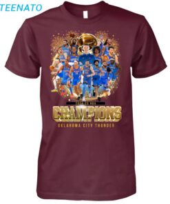 OKC Oklahoma City Thunder NBA CHAMPIONS 2025 T Shirt3