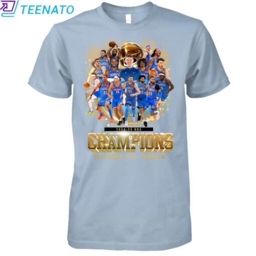 OKC Oklahoma City Thunder NBA CHAMPIONS 2025 T-Shirt - Image 5