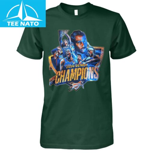 OKC Thunder 2024-2025 NBA Champions Shirt - Image 2