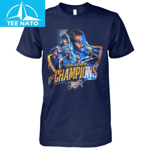 OKC Thunder 2024-2025 NBA Champions Shirt - Image 4