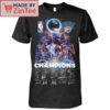 OKC Thunder 2025 NBA Finals Champions Roster Shirt