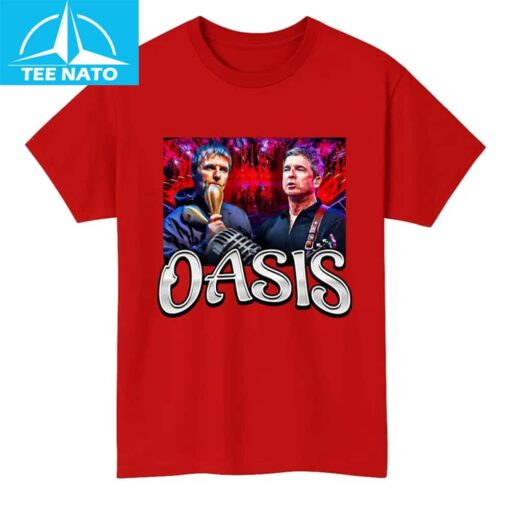 Oasis Liam and Noel Gallagher Band Shirt - Image 3