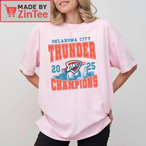 Oklahoma City 2025 NBA Champions Shirt - Image 4