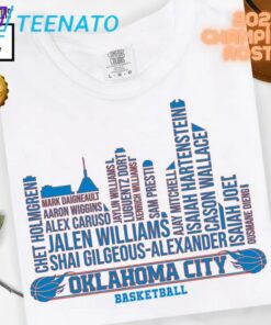 Oklahoma City Basketball Skyline Shirt