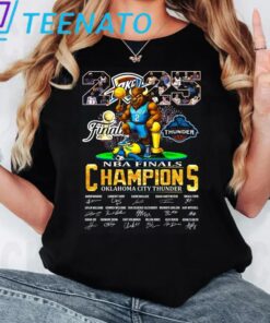 Oklahoma City OKC Thunder NBA Finals Champions 2025 Shirt