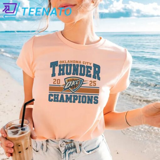 Oklahoma City Thunder Champions 2025 Shirt - Image 3