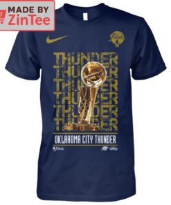 Oklahoma City Thunder NBA Finals Trophy Shirt3