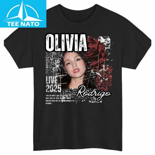 Olivia Rodrigo Live 2025 Concert Shirt - Image 2