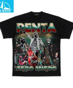 Penta El Zero Miedo Lucha Libre Pro Wrestler Shirt