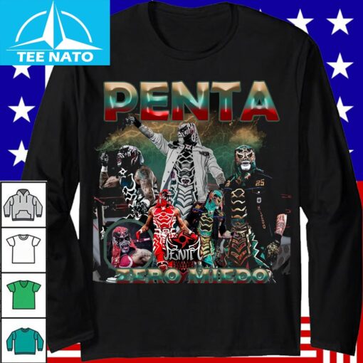 Penta El Zero Miedo Lucha Libre Pro Wrestler Shirt - Image 4
