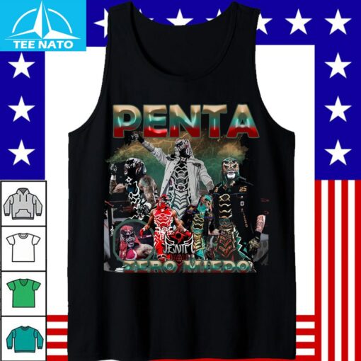 Penta El Zero Miedo Lucha Libre Pro Wrestler Shirt - Image 5