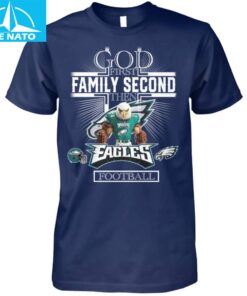 Philadelphia Eagles God First Family Second Football Shirt4