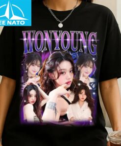 Retro Wonyoung Ive Kpop Shirt
