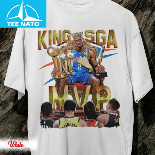 SGA King MVP T-Shirt, Shai Gilgeous-Alexander Shirt - Image 3