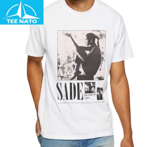 Sade Shirt Vintage Diamond Life Album - Image 3