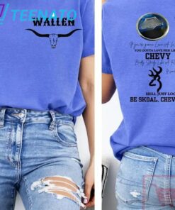 Skoal Chevy and Browning Morgan Wallen shirt2