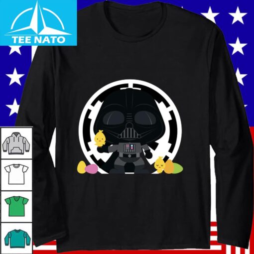 Star Wars Easter Darth Vader Chibi Chicks and Eggs Shirt - Image 2