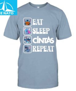 Stitch Eat Sleep Cintas Repeat Shirt2