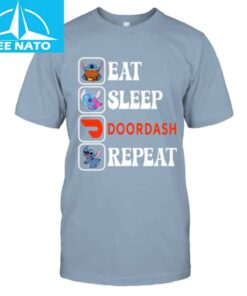 Stitch Eat Sleep Doordash Repeat Shirt3
