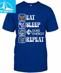 Stitch Eat Sleep Duke Energy Repeat Shirt2