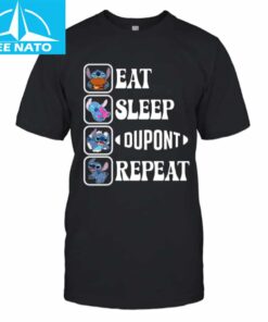 Stitch Eat Sleep Dupont Repeat Shirt