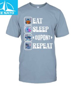 Stitch Eat Sleep Dupont Repeat Shirt3