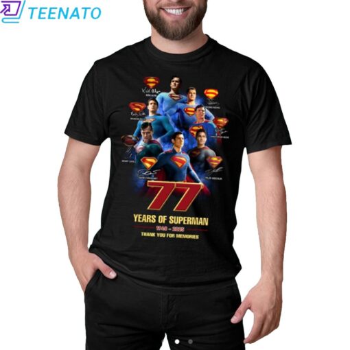 Superman 77Th Anniversary 1948-2025 T-Shirt