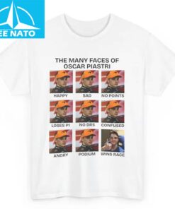 The Many Faces of Oscar Piastri Shirt3
