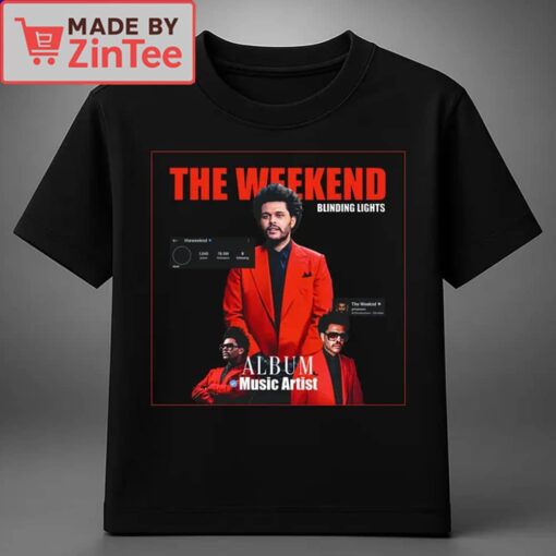 The Weeknd Blinding Lights Album shirt - Image 2