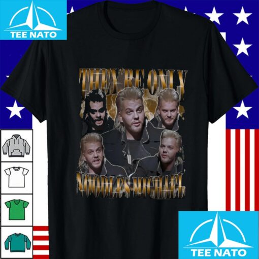 They Are Only Noodles Michael Homage Shirt - Image 2