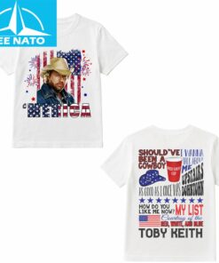 Toby Keith 4th Of July Courtesy of the Red White and Blue Shirt