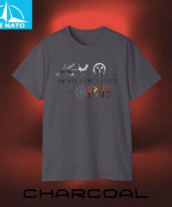 Twenty One Pilots All Eras Album Covers Logos Collage Shirt4