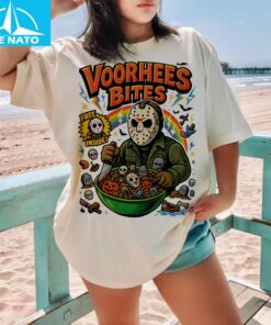Vorhees Bites Funny Halloween Shirt2