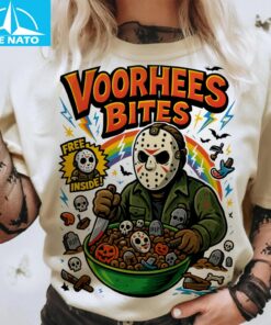Vorhees Bites Funny Halloween Shirt3