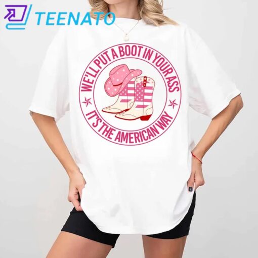 Western Cowgirl Boots Shirt - Image 2