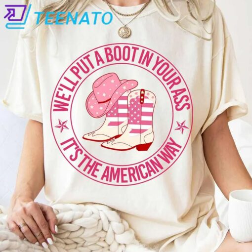 Western Cowgirl Boots Shirt - Image 3