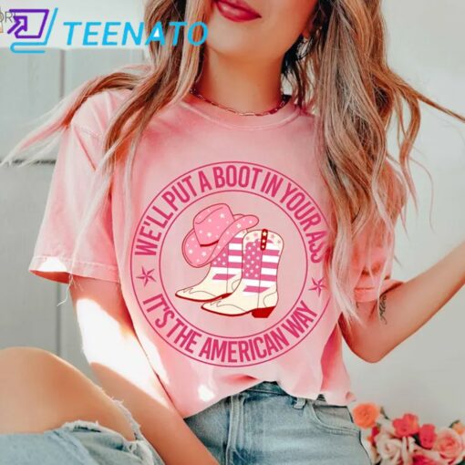 Western Cowgirl Boots Shirt - Image 4