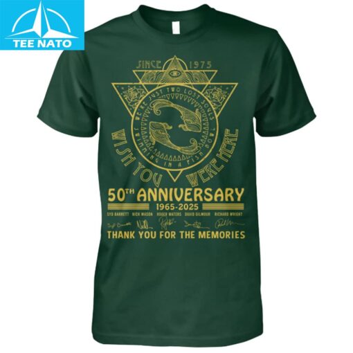 Wish You Were Here 50th Anniversary 1965–2025 Shirt - Image 3